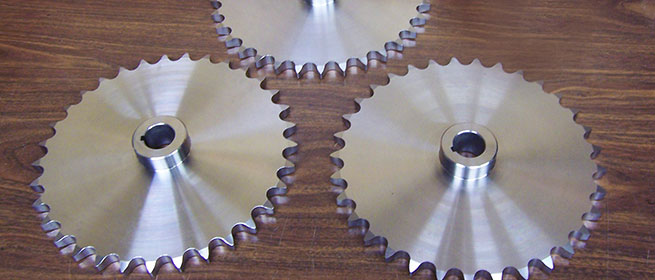 1" Pitch 33 tooth sprockets. 304 Stainless steel.